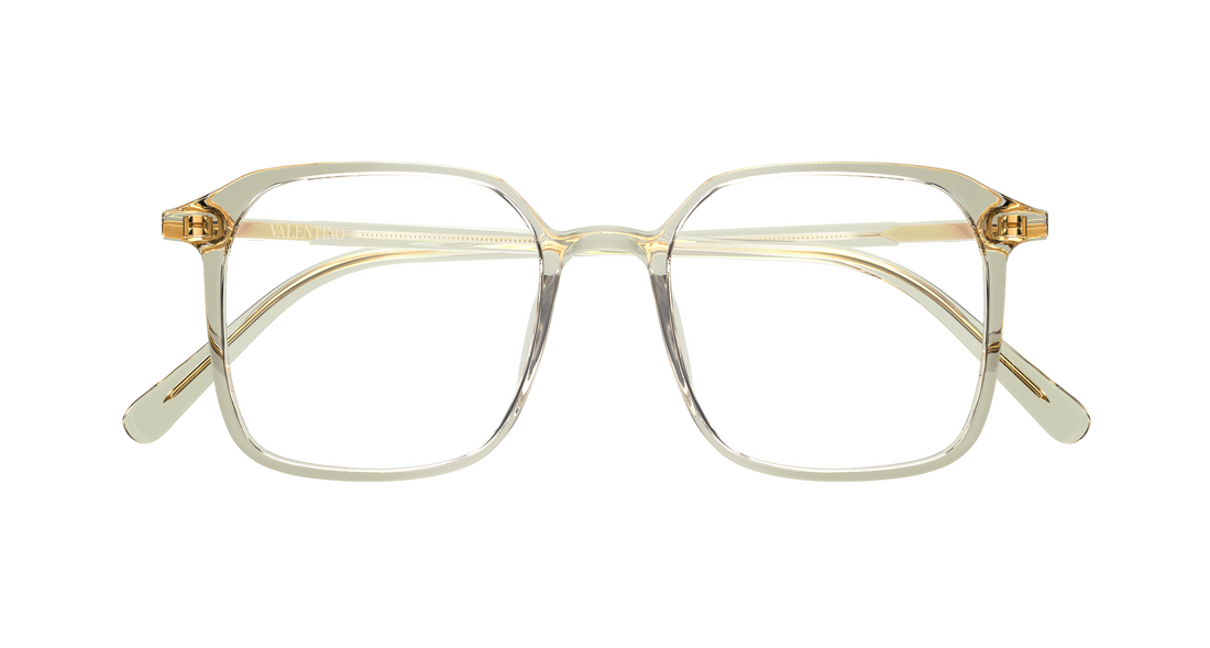 Occhiali da vista valentino vg0022o 011 verde rectangular / squared femenino taglia 51mm - Vista dettagliata
