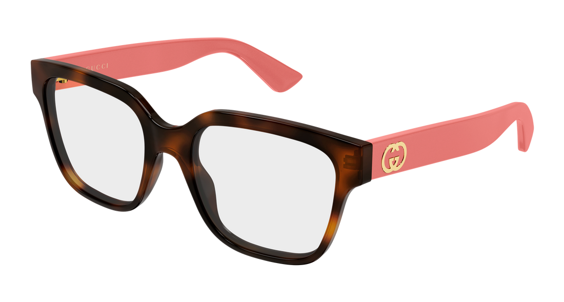 Dioptrijske naočale gucci gg2193o 004 havana rectangular / squared femenino veličina 53mm - Glavni prikaz