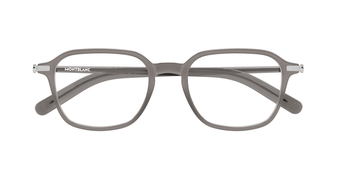 Brillen montblanc mb0462o 004 gris rectangular / squared masculino größe 51mm - Detailansicht