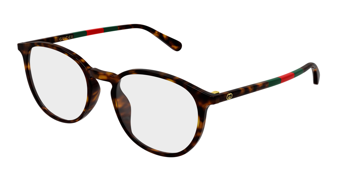 Briller gucci gg2266oa 002 havana round/oval/panthos unisex størrelse 53mm - Hovedvisning