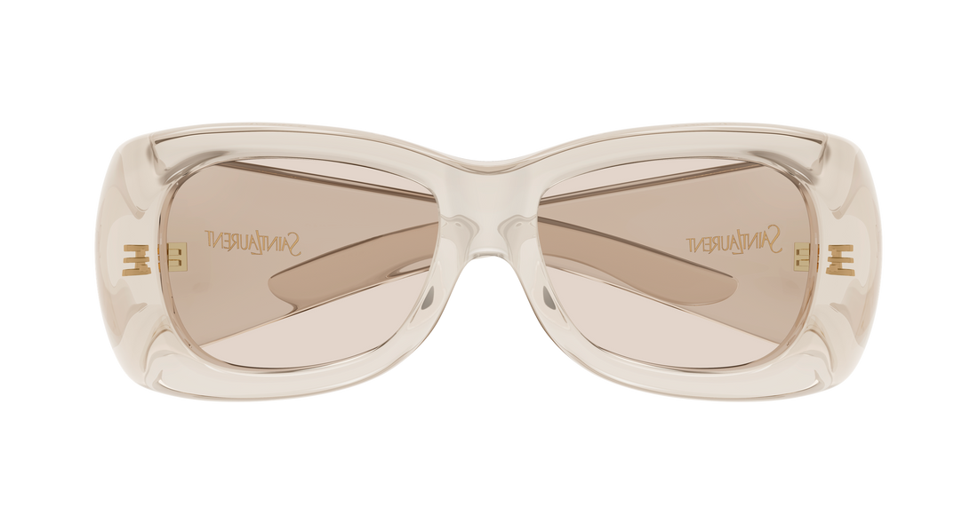 Gafas de sol saint laurent sl 901 howl 002 beige rectangular / squared unisex talla 61mm - Vista de detalle