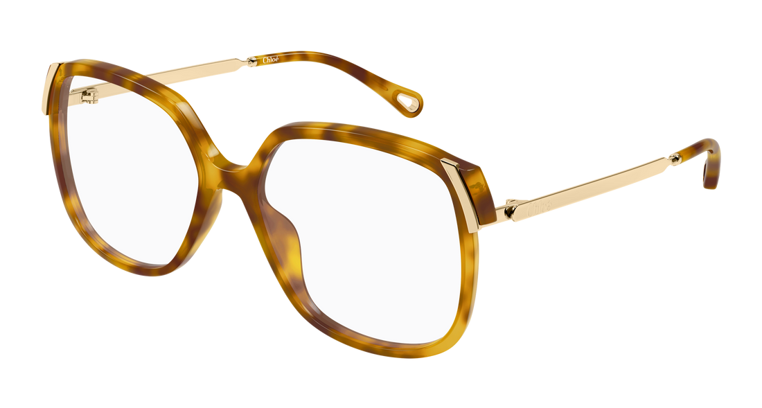 Occhiali da vista chloé ch0287o 008 havana rectangular / squared femenino taglia 54mm - Vista principale