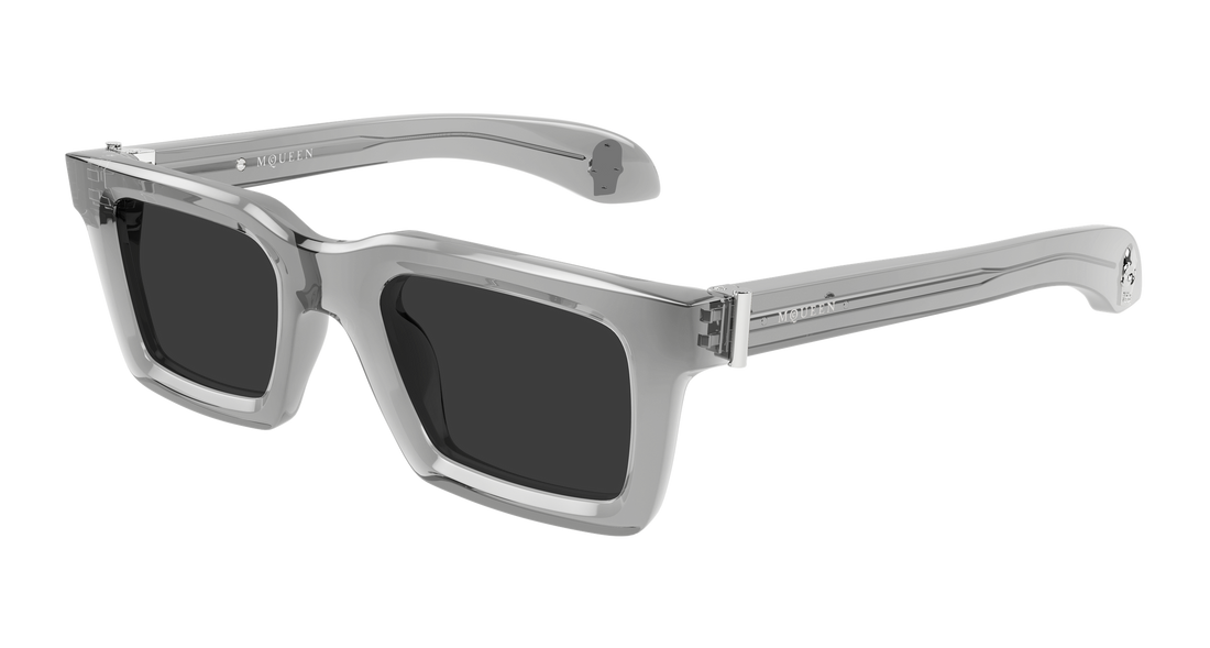 Sunčane naočale alexander mcqueen am0506s 006 gris rectangular / squared masculino veličina 50mm - Glavni prikaz