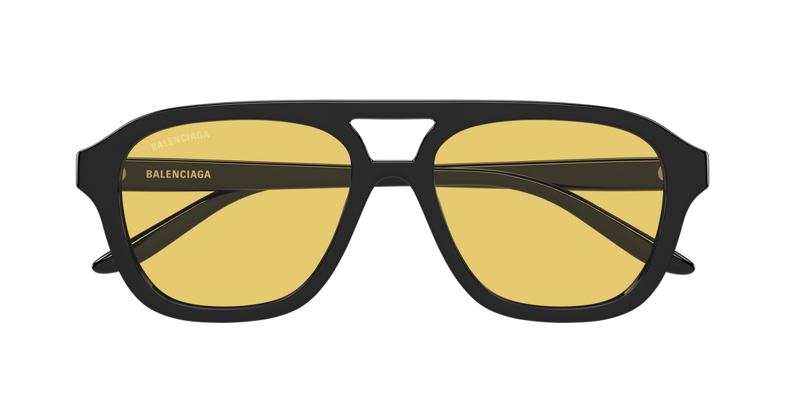 Gafas de sol balenciaga bb0525s 002 negro pilot/navigator masculino talla 55mm - Vista de detalle