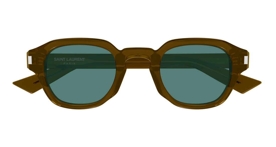 Lunettes de soleil saint laurent sl 946 003 marron round/oval/panthos masculino taille 46mm - Vue détaillée