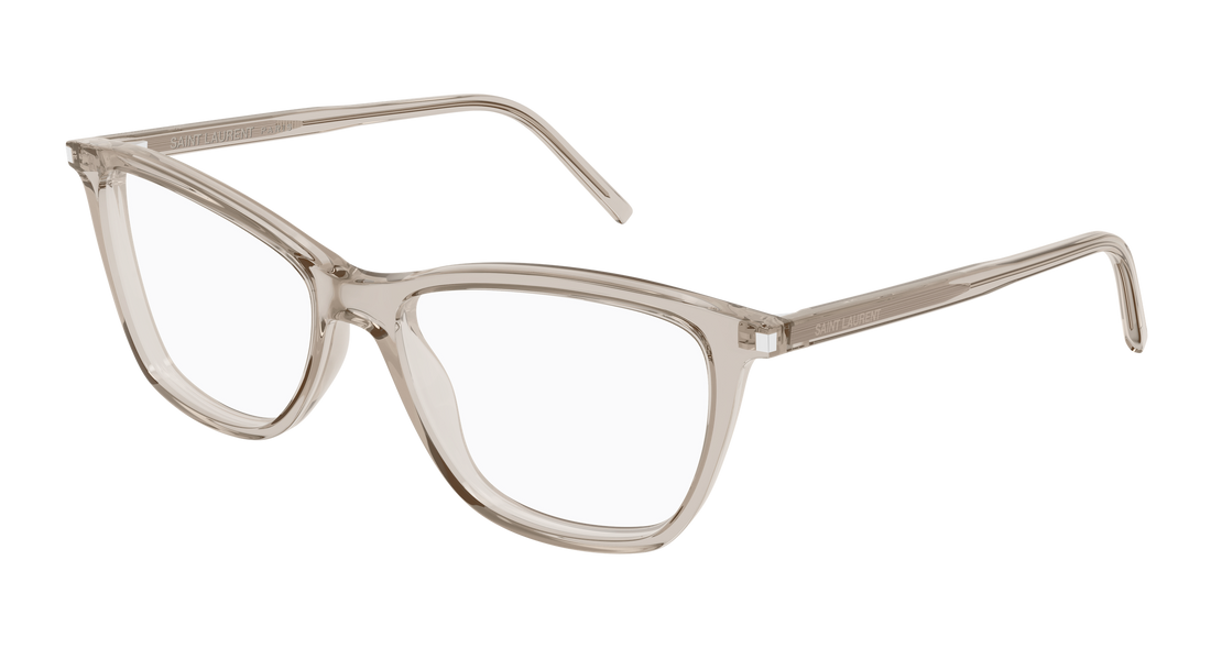 Occhiali da vista saint laurent sl 259 017 beige cat eye femenino taglia 53mm - Vista principale