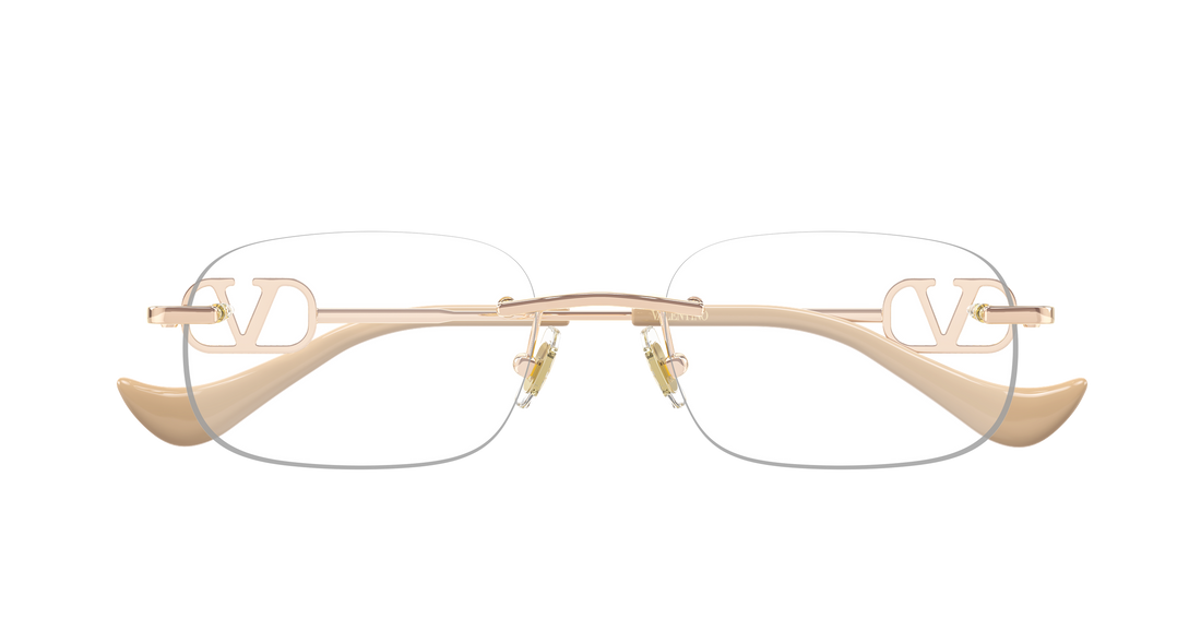 Brillen valentino vg0034o 003 dorado round/oval/panthos femenino größe 53mm - Detailansicht