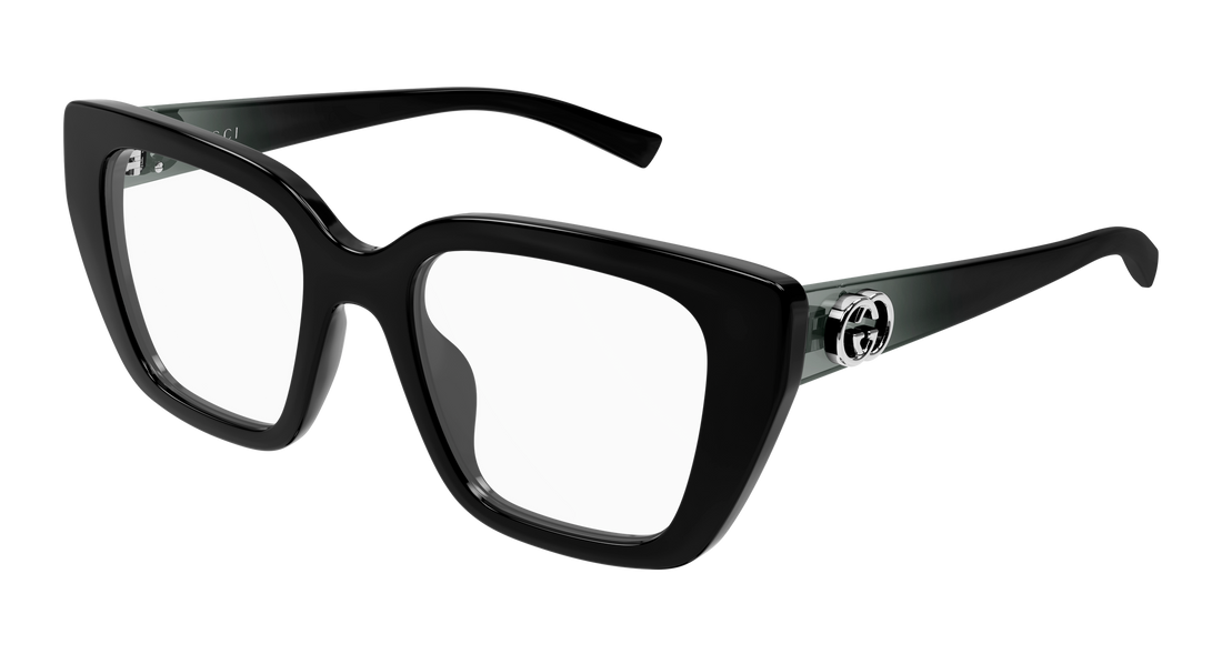 Occhiali da vista gucci gg2028o 001 negro cat eye femenino taglia 50mm - Vista principale