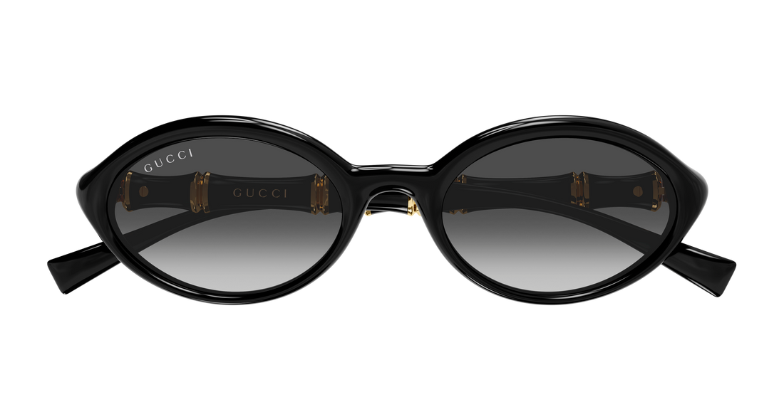 Sonnenbrillen gucci gg2059s 001 negro round/oval/panthos femenino größe 51mm - Detailansicht