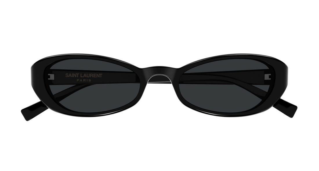 Óculos de sol saint laurent sl 871 001 negro round/oval/panthos unisex tamanho 51mm - Vista de detalhe