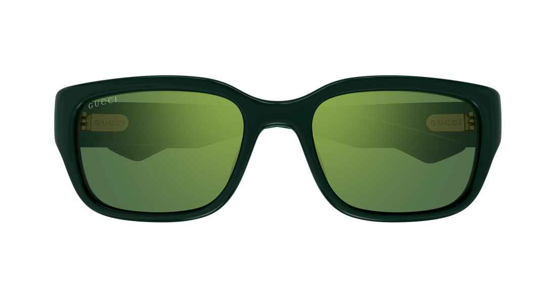 Sunčane naočale gucci gg2241sk 003 verde rectangular / squared masculino veličina 56mm - Detaljni prikaz