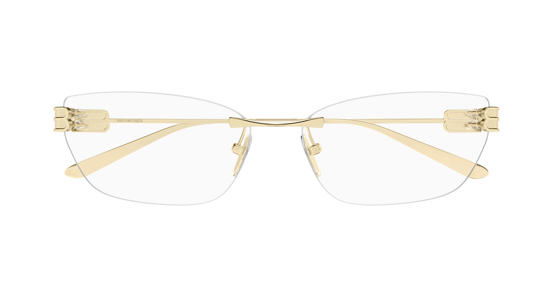 Occhiali da vista balenciaga bb0490o 004 dorado rectangular / squared femenino taglia 62mm - Vista dettagliata