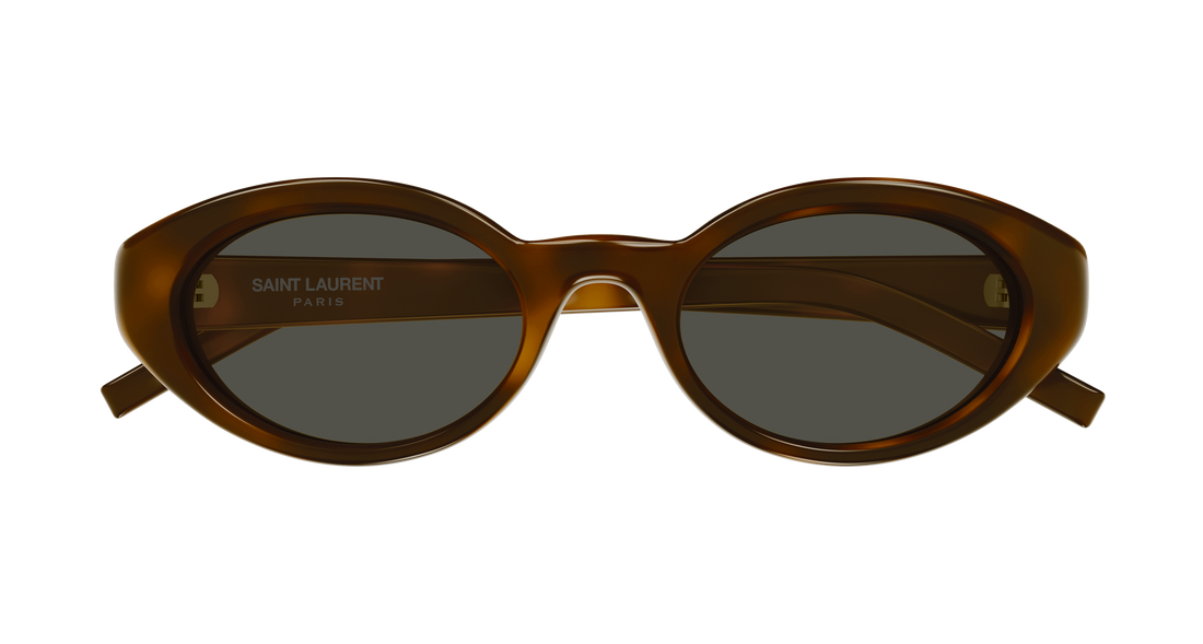 Lunettes de soleil saint laurent sl 567 plump 002 havana cat eye femenino taille 51mm - Vue détaillée