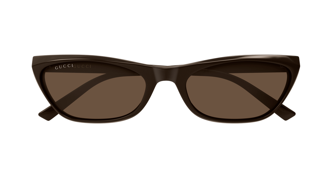Solglasögon gucci gg2203s 003 marron geometrical/directional femenino storlek 56mm - Detaljvy