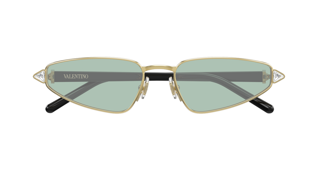 Occhiali da sole valentino vg0035s 003 dorado cat eye femenino taglia 57mm - Vista dettagliata