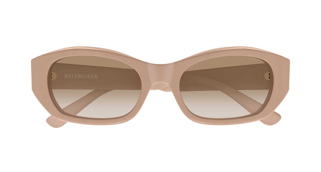 Solbriller balenciaga bb0476s 003 rosa round/oval/panthos femenino størrelse 54mm - Detaljeret visning