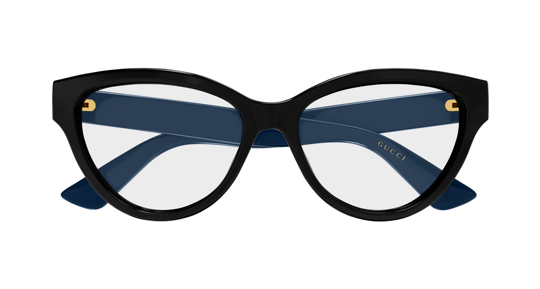 Brillen gucci gg1581o 006 negro round/oval/panthos femenino größe 55mm - Detailansicht