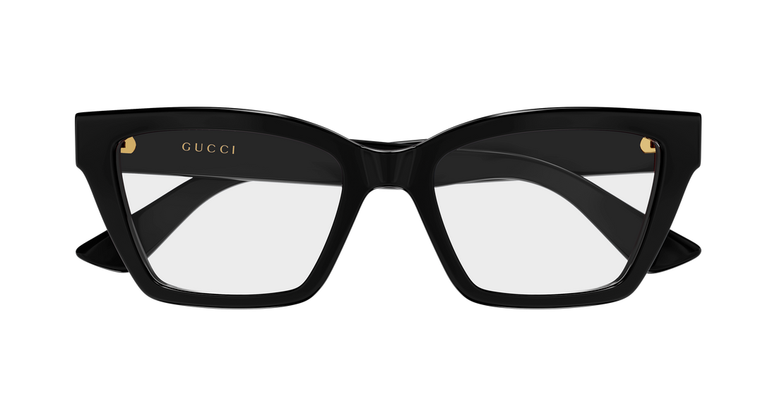 Occhiali da vista gucci gg1715o 014 negro cat eye femenino taglia 55mm - Vista dettagliata