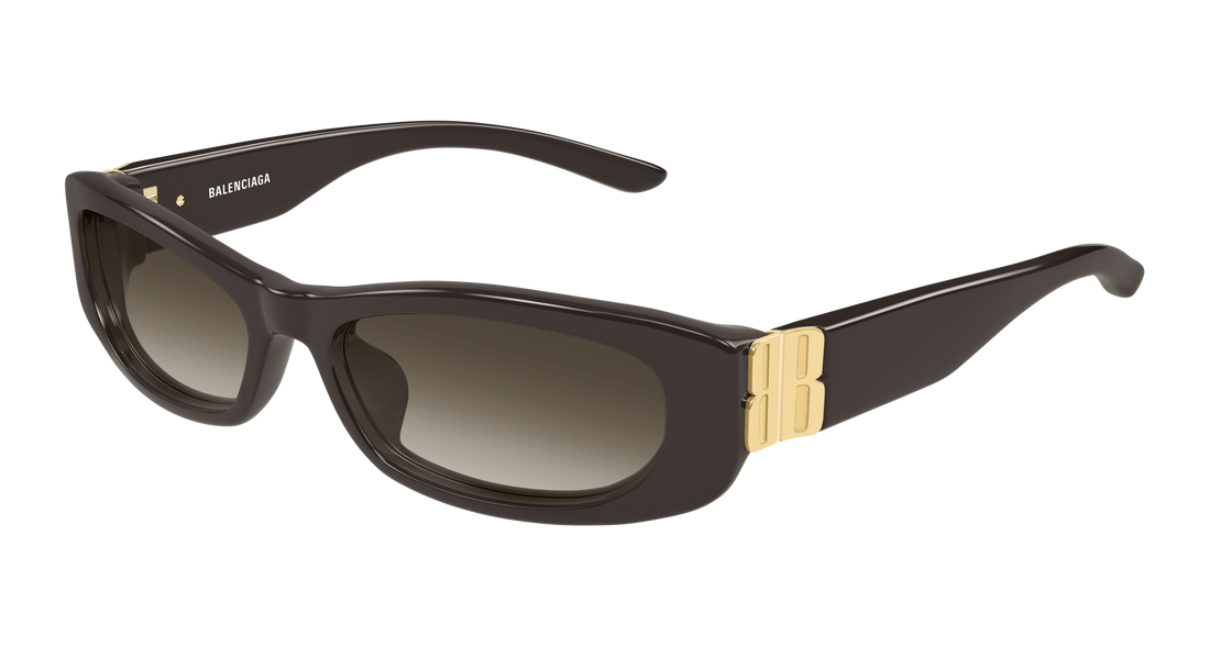 Gafas de sol balenciaga bb0505s 004 marron rectangular / squared femenino talla 57mm - Vista principal