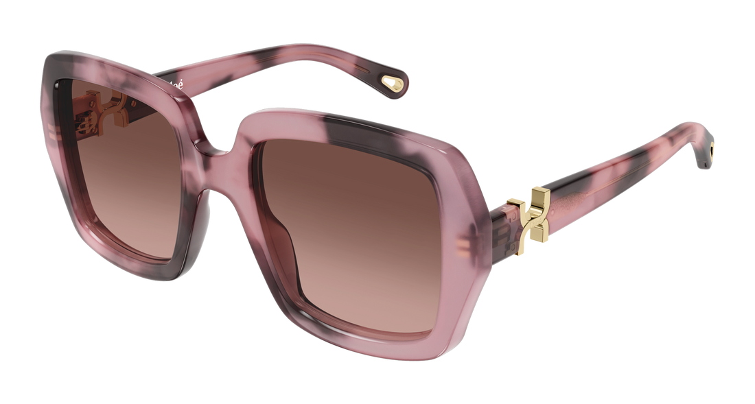 Gafas de sol chloé ch0301s 007 havana rectangular / squared femenino talla 52mm - Vista principal