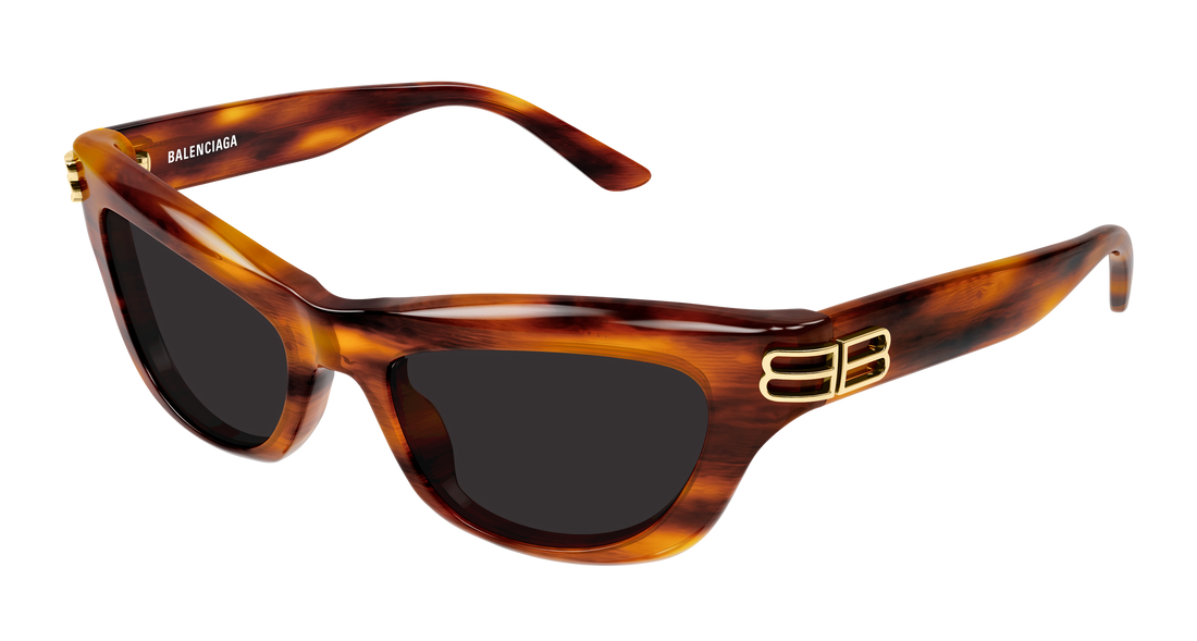 Sunglasses balenciaga bb0430s 007 marron cat eye femenino size 54mm - Main view