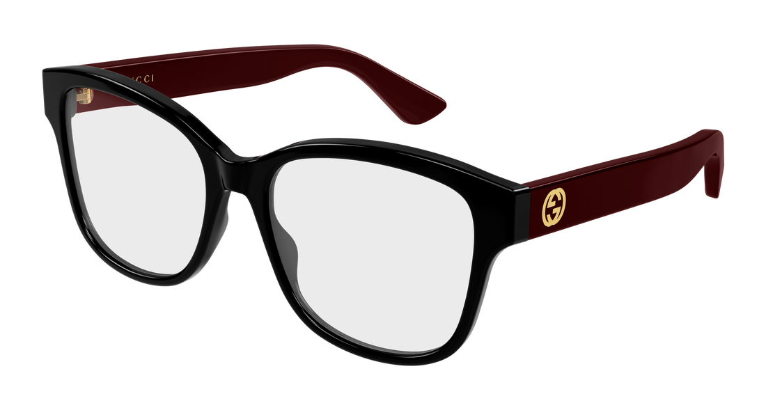 Brillen gucci gg1340o 009 negro rectangular / squared femenino größe 54mm - Hauptansicht