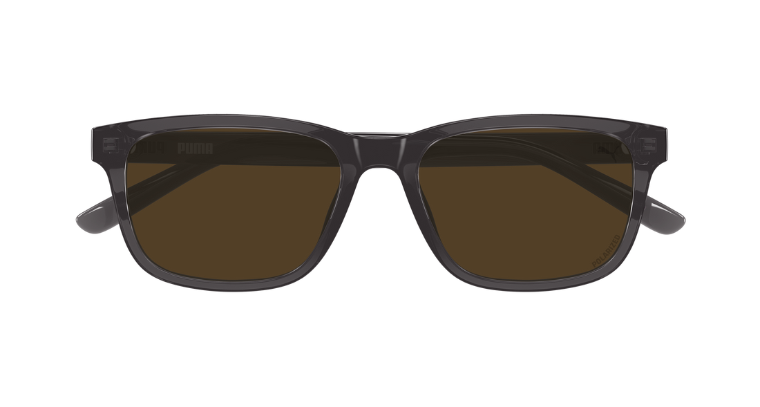 Sunglasses puma pu0548sa 002 gris rectangular / squared masculino size 56mm - Detailed view