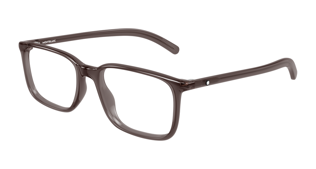 Occhiali da vista montblanc mb0328o 006 marron rectangular / squared masculino taglia 54mm - Vista principale