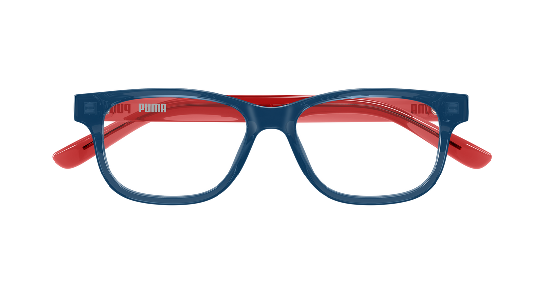 Dioptrijske naočale puma pj0092o 007 azul rectangular / squared infantil veličina 50mm - Detaljni prikaz