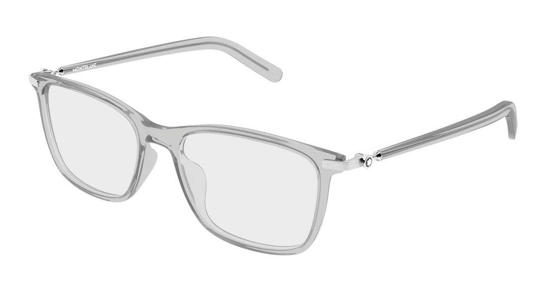 Dioptrijske naočale montblanc mb0501ol 003 gris rectangular / squared masculino veličina 55mm - Glavni prikaz