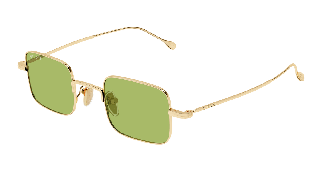 Sunčane naočale gucci gg1813s 012 dorado rectangular / squared unisex veličina 43mm - Glavni prikaz