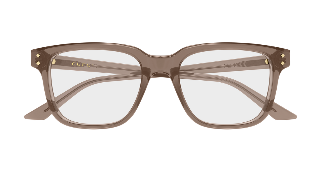 Brillen gucci gg2131o 007 marron rectangular / squared masculino größe 53mm - Detailansicht
