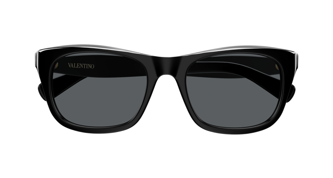 Occhiali da sole valentino vg0013sk 001 negro rectangular / squared femenino taglia 55mm - Vista dettagliata