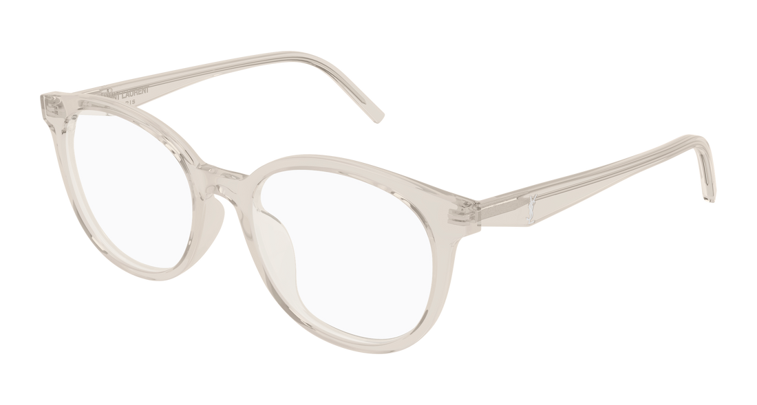 Okulary korekcyjne saint laurent sl m189/f 004 beige cat eye femenino rozmiar 53mm - Widok główny