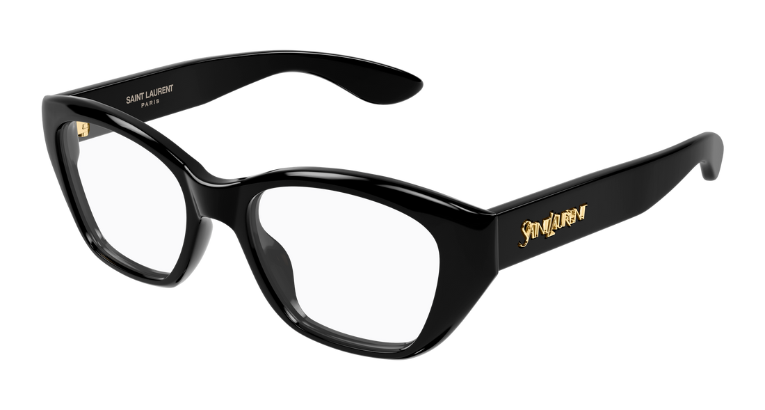 Glasögon saint laurent sl 924/f 001 negro cat eye femenino storlek 53mm - Huvudvy