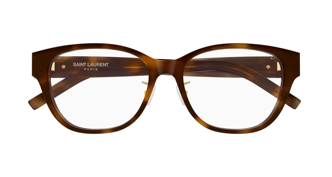 Gafas graduadas saint laurent sl m169/f 003 havana cat eye femenino talla 54mm - Vista de detalle