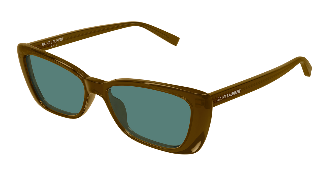 Lunettes de soleil saint laurent sl 943 005 marron rectangular / squared femenino taille 54mm - Vue principale