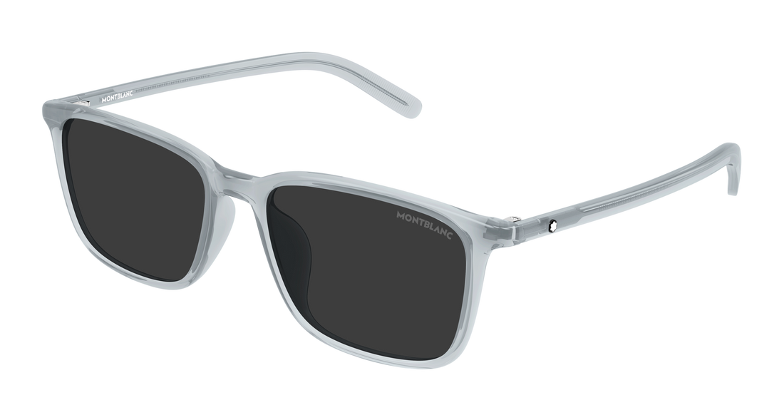 Sonnenbrillen montblanc mb0528sa 004 gris rectangular / squared masculino größe 56mm - Hauptansicht