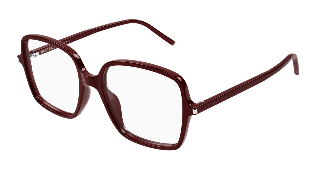 Occhiali da vista saint laurent sl 892 005 burdeos rectangular / squared femenino taglia 53mm - Vista principale