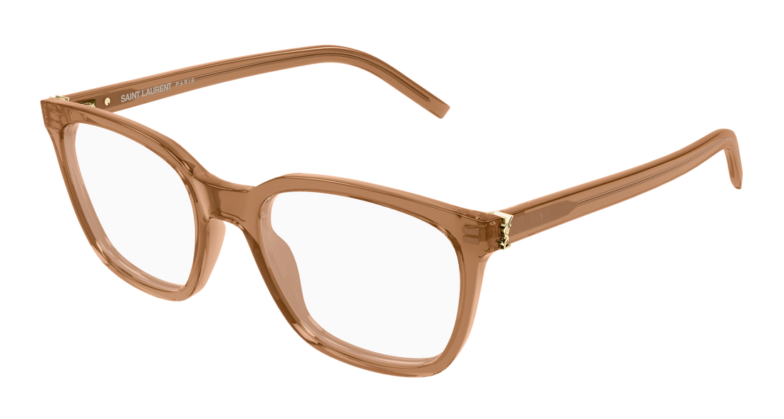 Okulary korekcyjne saint laurent sl m129 009 marron rectangular / squared femenino rozmiar 51mm - Widok główny