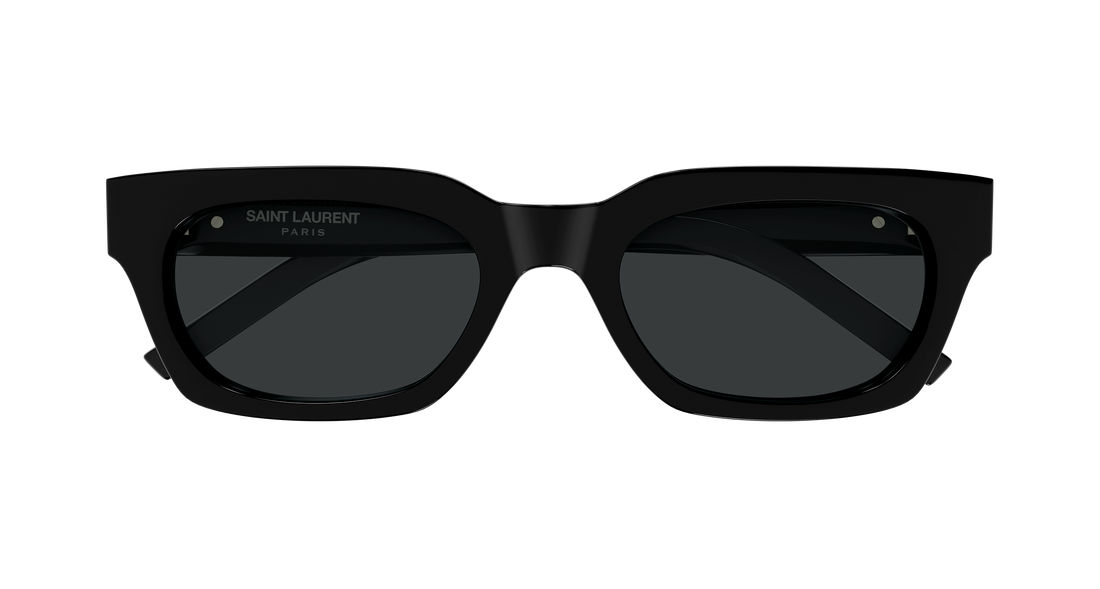 Solbriller saint laurent sl m175 001 negro rectangular / squared femenino størrelse 52mm - Detaljeret visning