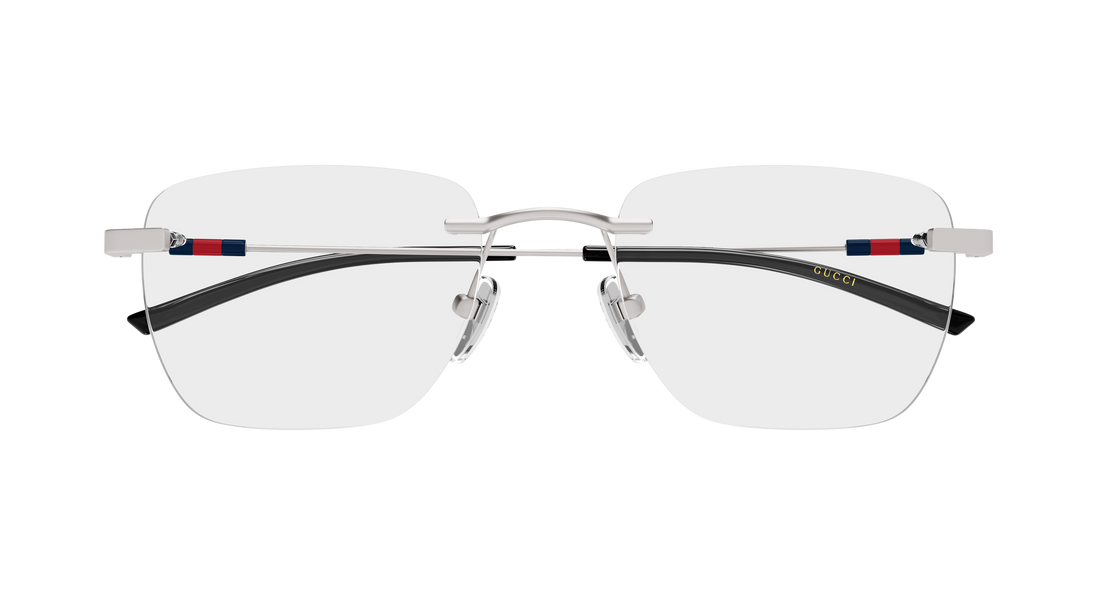 Occhiali da vista gucci gg2099o 003 plateado rectangular / squared masculino taglia 54mm - Vista dettagliata