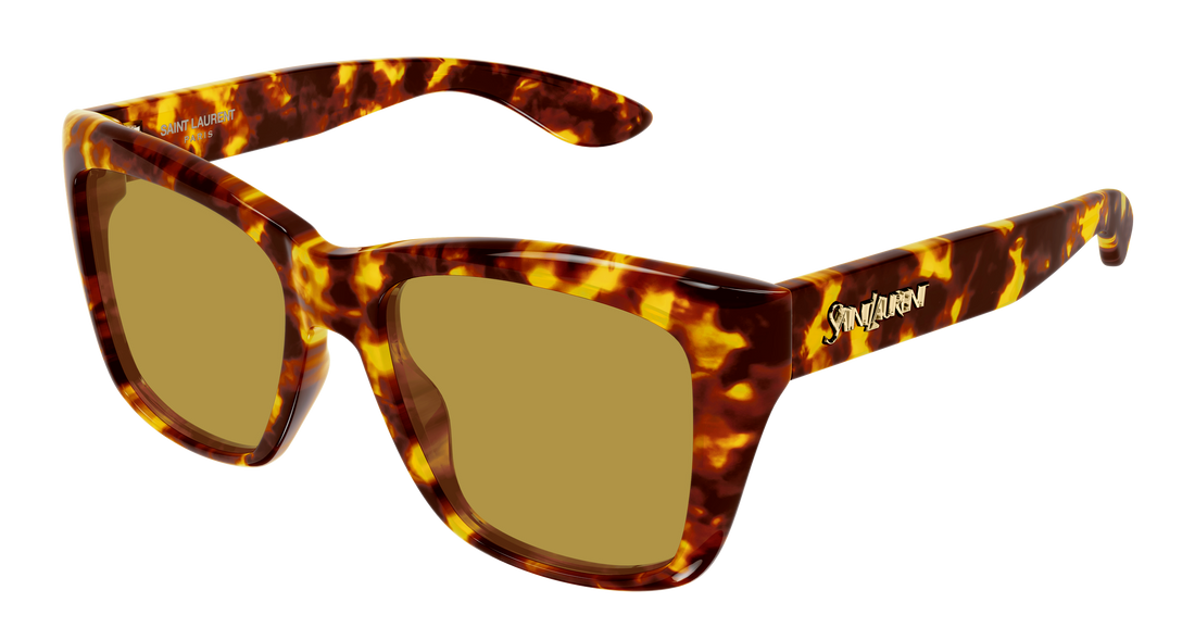 Solbriller saint laurent sl 923 004 havana cat eye femenino størrelse 55mm - Hovedvisning