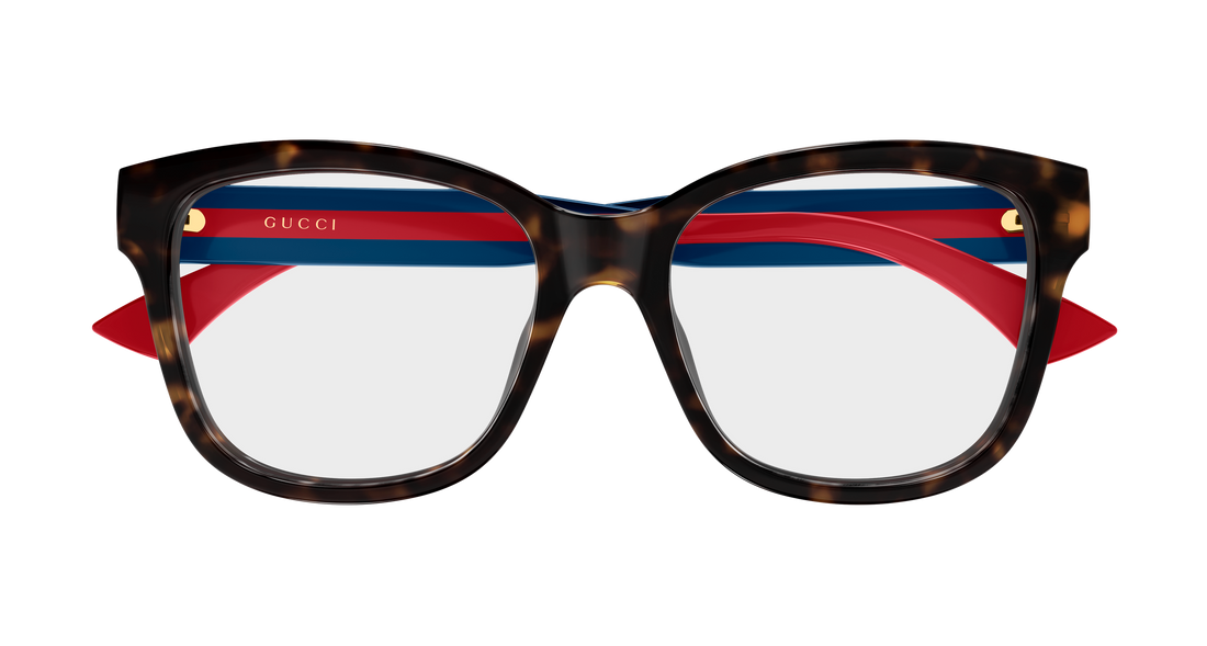 Occhiali da vista gucci gg0038onn 003 havana butterfly femenino taglia 54mm - Vista dettagliata