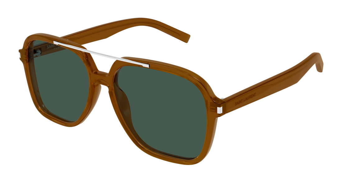 Occhiali da sole saint laurent sl 545 004 marron rectangular / squared femenino taglia 58mm - Vista principale