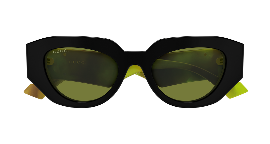 Sonnenbrillen gucci gg1421s 010 negro geometrical/directional femenino größe 51mm - Detailansicht