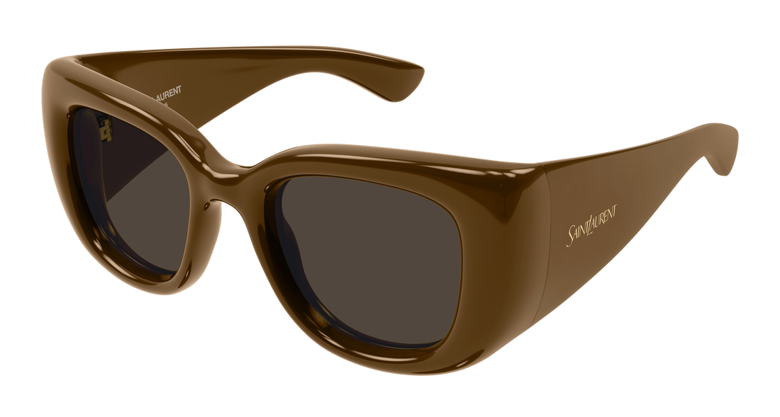 Sunglasses saint laurent sl 903 howl 006 marron cat eye femenino size 55mm - Main view