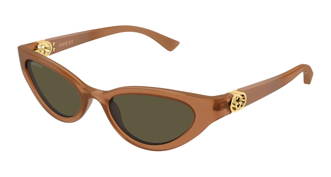 Sunčane naočale gucci gg2194s 004 marron cat eye femenino veličina 52mm - Glavni prikaz