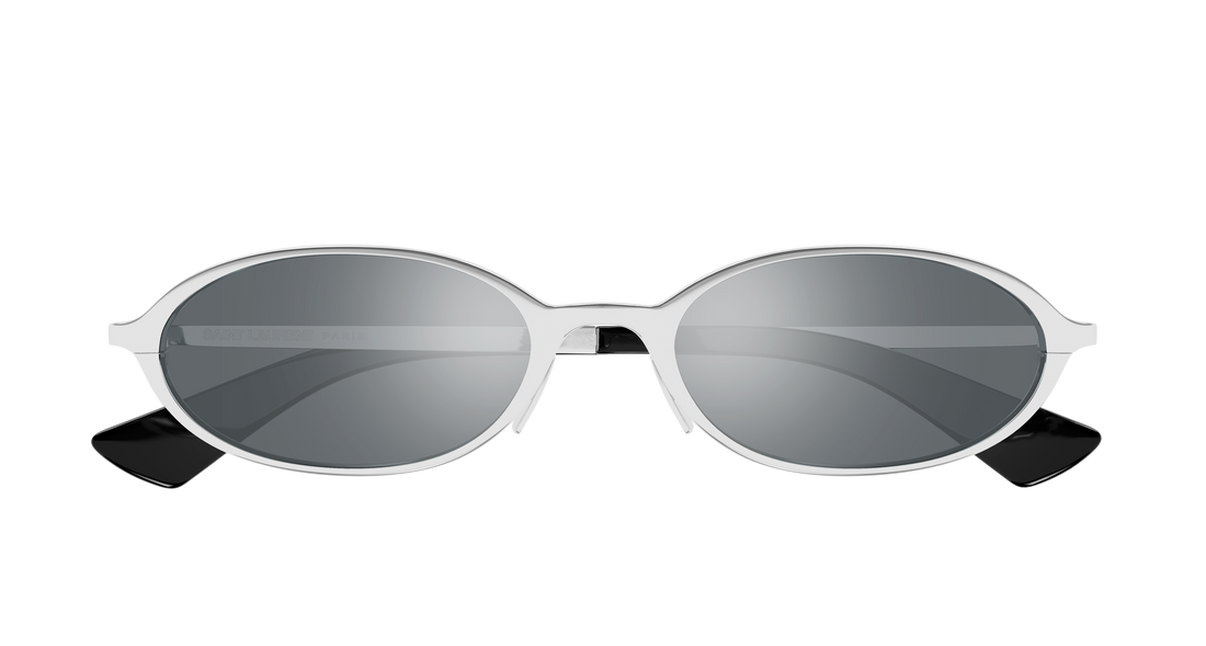 Lunettes de soleil saint laurent sl 935 002 plateado round/oval/panthos femenino taille 52mm - Vue détaillée