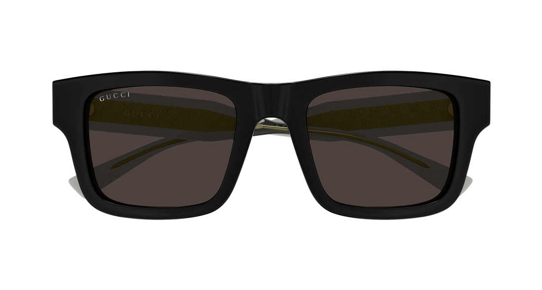 Occhiali da sole gucci gg2072sa 002 negro rectangular / squared masculino taglia 52mm - Vista dettagliata